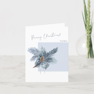 Christmas Greeting Card with Minimal Design & Text