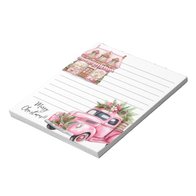 Christmas Greeting Cards Notepad (Rotated)
