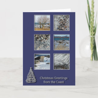 Christmas Greeting from the Coast Holiday Card