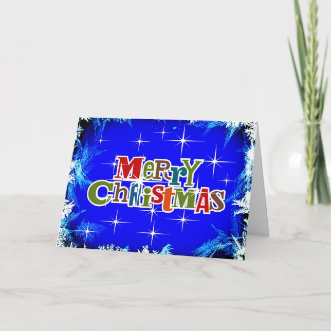 Christmas greeting holiday card (Front)