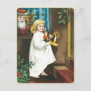 Christmas Greeting Holiday Postcard