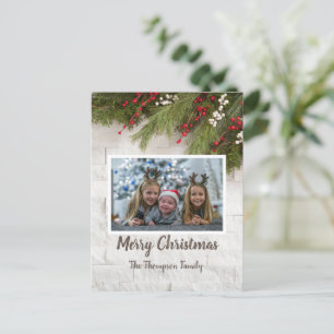 Christmas Greeting Photo  Card
