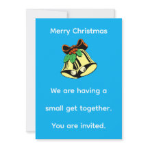 Christmas Greeting with Invitation