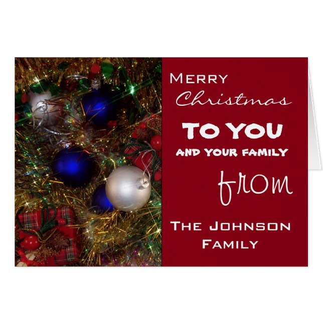 Christmas Greetings (Front Horizontal)