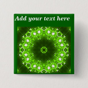 Christmas Greetings_ 15 Cm Square Badge