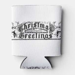 Christmas Greetings Can Cooler