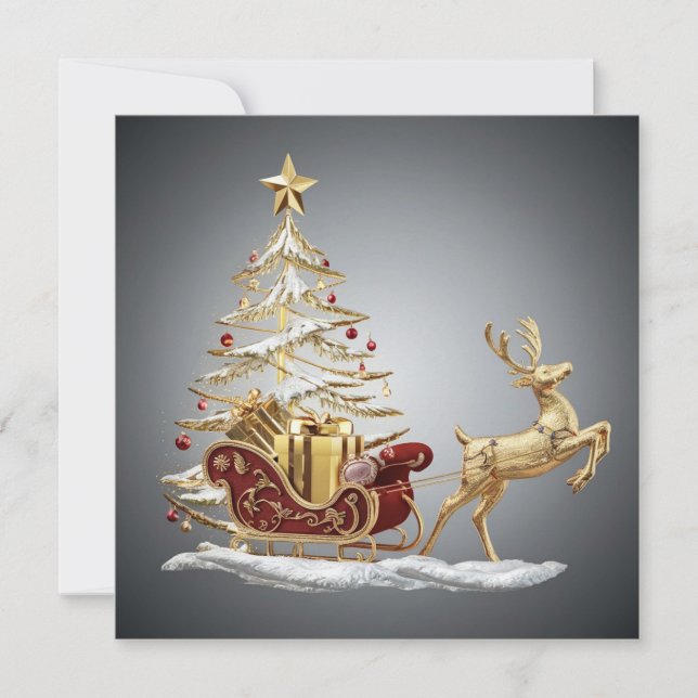 CHRISTMAS GREETINGS CARD (Front)