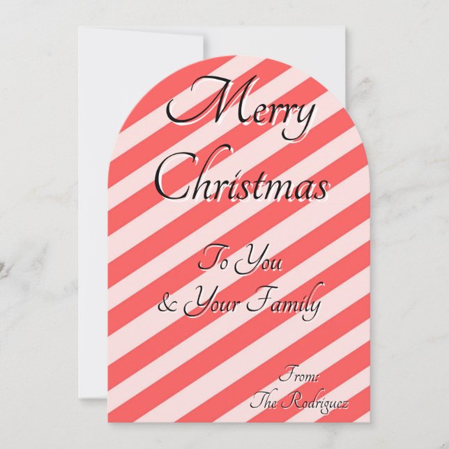 CHRISTMAS GREETINGS CARD (Front)