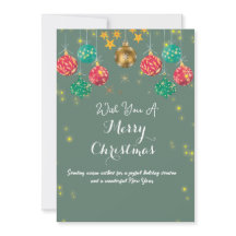 Christmas Greetings Card 