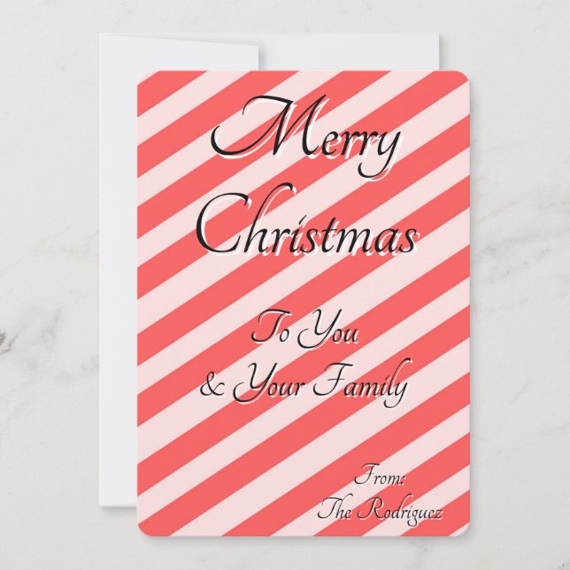 CHRISTMAS GREETINGS CARD (Front)