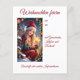 Christmas greetings flyer