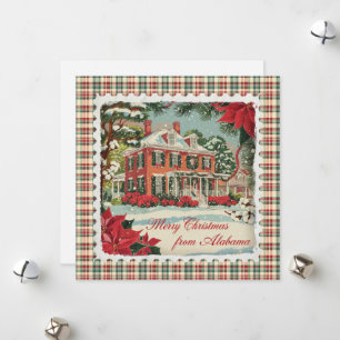Christmas Greetings from Alabama Holiday Card