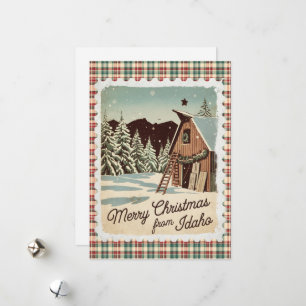 Christmas Greetings from Idaho Holiday Card