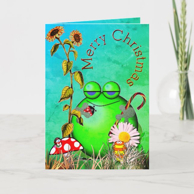 Christmas greetings from little ones holiday card (Front)