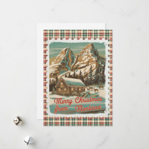 Christmas Greetings from Montana Holiday Card