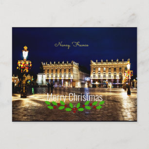 Christmas Greetings from Nancy, France Postcard
