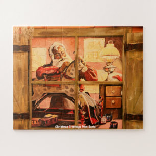 Christmas Greetings from Santa Jigsaw Puzzle