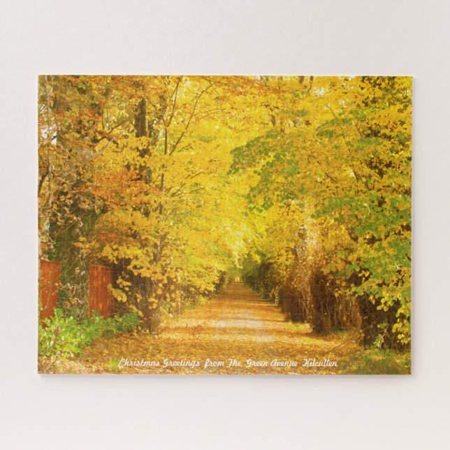 Christmas Greetings from Th Green Avenue Kilcullen Jigsaw Puzzle (Horizontal)