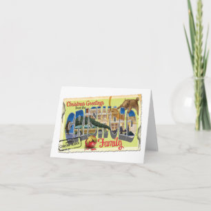 Christmas Greetings from the Griswold Family Note Card