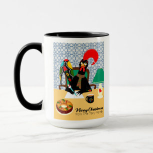 Christmas greetings from the Portuguese Rooster Mug