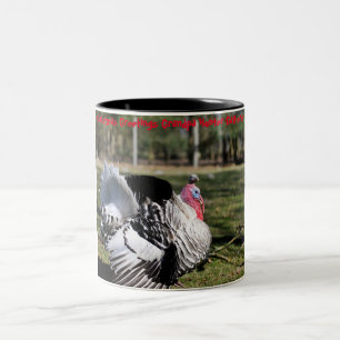 Christmas Greetings Grandpa Hunter Gatherer Two-Tone Coffee Mug