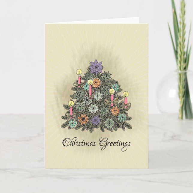 Christmas Greetings - Greeting Card (Front)