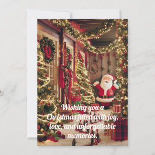 CHRISTMAS GREETINGS HOLIDAY CARD