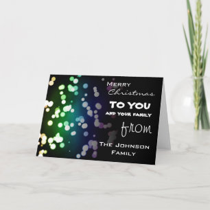 Christmas Greetings Holiday Card