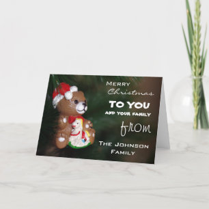 Christmas Greetings Holiday Card