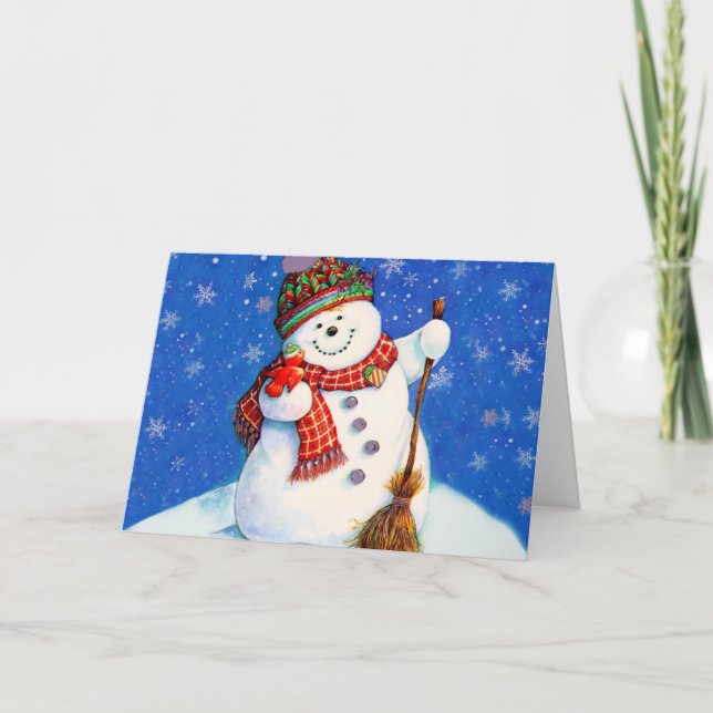 CHRISTMAS GREETINGS HOLIDAY CARD (Front)