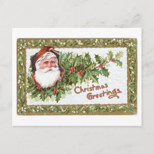 Christmas Greetings Holiday Postcard