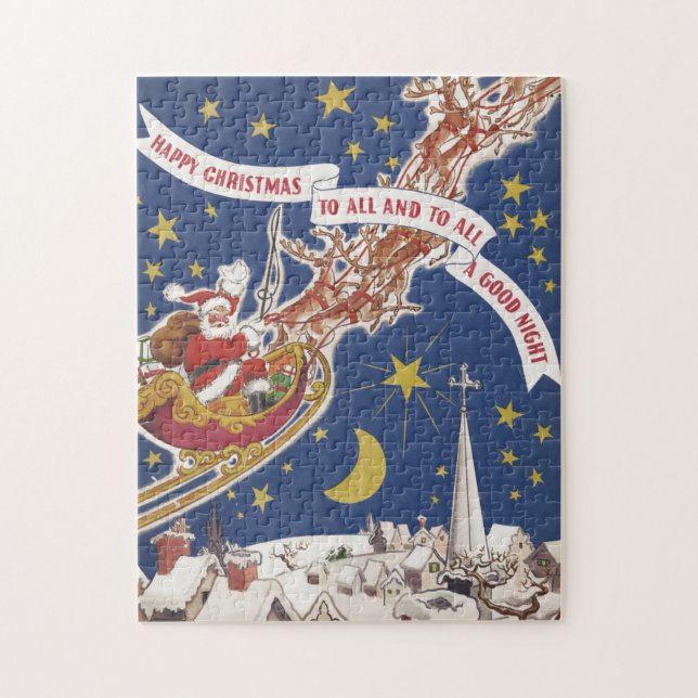 Christmas Greetings  Jigsaw Puzzle (Vertical)