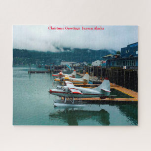 Christmas Greetings Juneau Alaska Jigsaw Puzzle