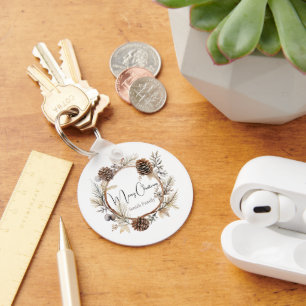 Christmas Greetings Key Ring