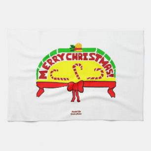 Christmas Greetings Kitchen Towel