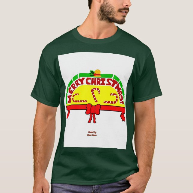 Christmas Greetings Men's Deep Forest T Shirt (Front)