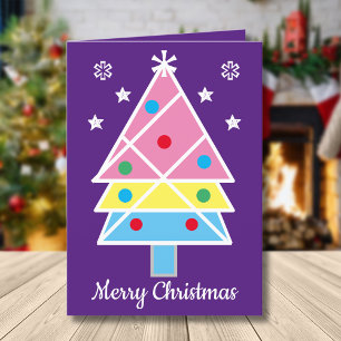 Christmas Greetings Modern & Artsy Cute Christmas Holiday Card