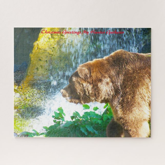 Christmas Greetings My Hunter Gatherer Jigsaw Puzzle (Horizontal)
