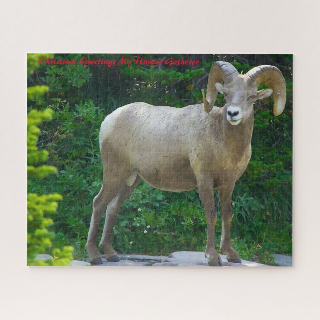 Christmas Greetings My Hunter Gatherer Jigsaw Puzzle (Horizontal)