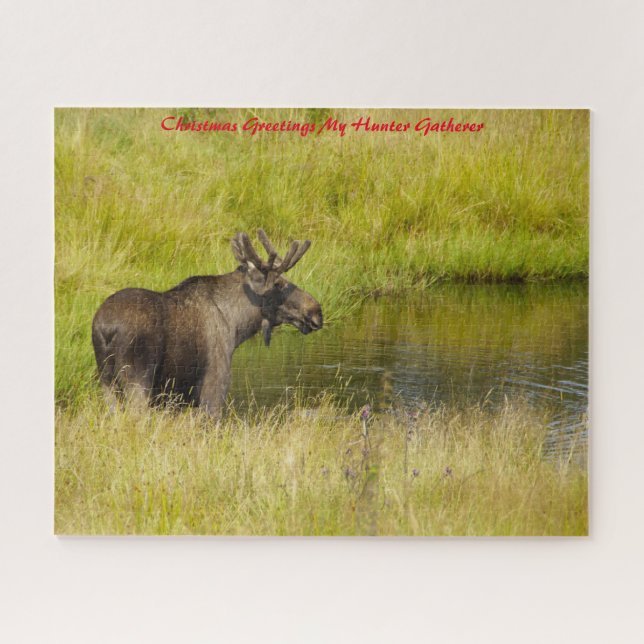 Christmas Greetings My Hunter Gatherer Jigsaw Puzzle (Horizontal)