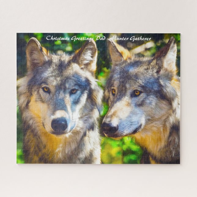 Christmas Greetings My Hunter Gatherer Jigsaw Puzzle (Horizontal)