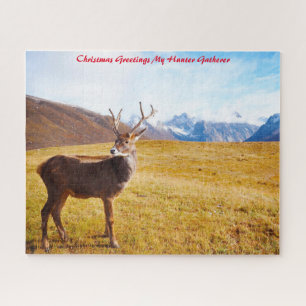 Christmas Greetings My Hunter Gatherer Jigsaw Puzzle