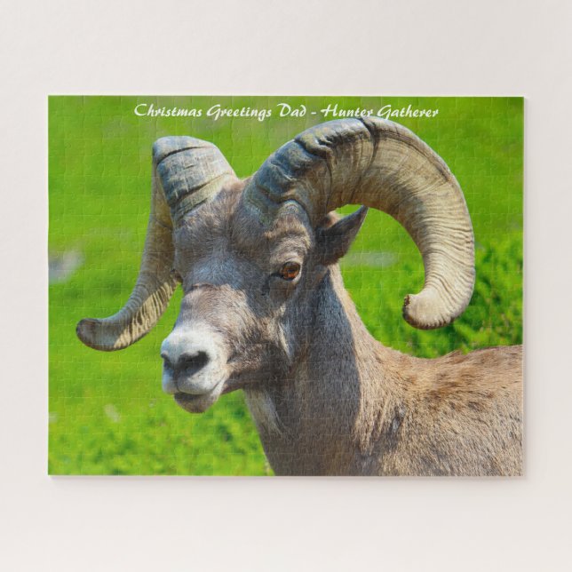 Christmas Greetings My Hunter Gatherer Jigsaw Puzzle (Horizontal)
