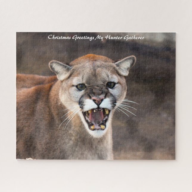 Christmas Greetings My Hunter Gatherer Jigsaw Puzzle (Horizontal)