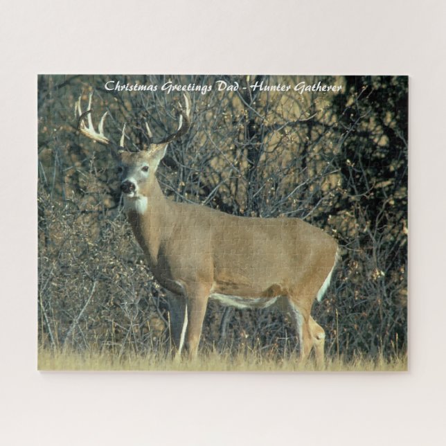 Christmas Greetings My Hunter Gatherer Jigsaw Puzzle (Horizontal)