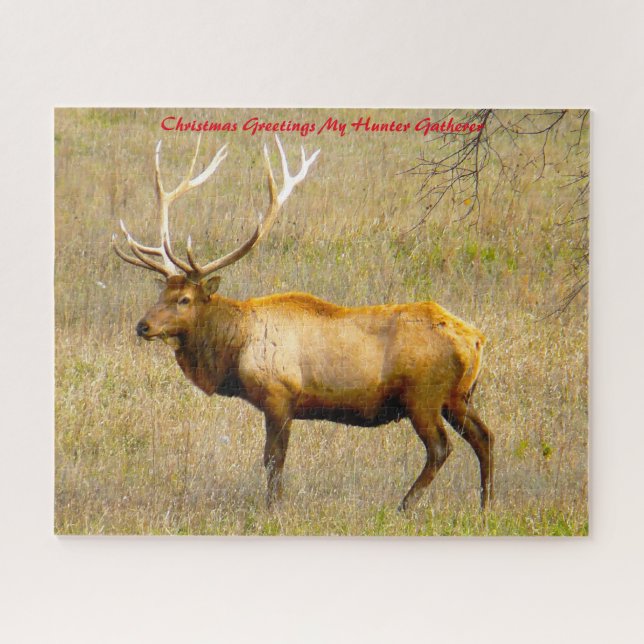 Christmas Greetings My Hunter Gatherer Jigsaw Puzzle (Horizontal)