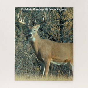 Christmas Greetings My Hunter Gatherer Jigsaw Puzzle