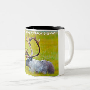Christmas Greetings my Hunter Gatherer Two-Tone Coffee Mug