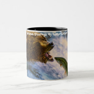 Christmas Greetings My Hunter Gatherer Two-Tone Coffee Mug