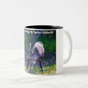 Christmas Greetings my Hunter Gatherer Two-Tone Coffee Mug